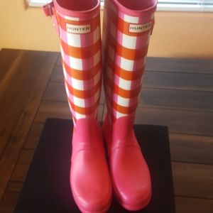 NWOT 

HunterOriginal Tall Waterproof Rain Boot